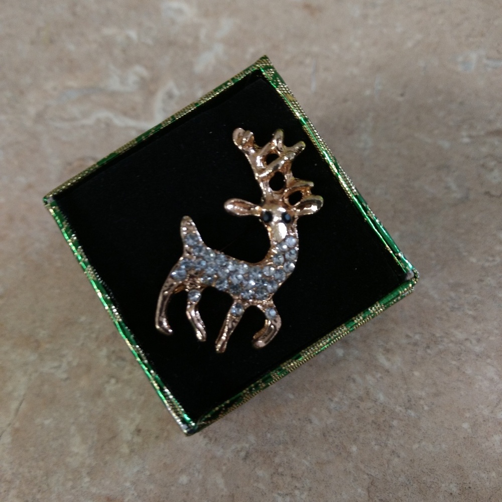 Deer Brooch